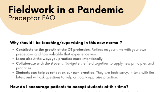 Fieldwork in a Pandemic Preceptor FAQ